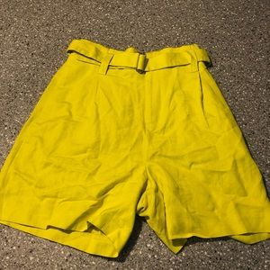 Calvin Klein yellow shorts